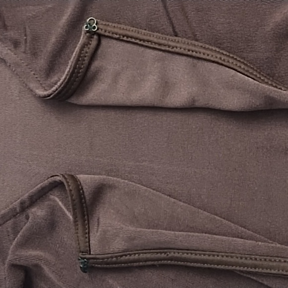 Chico's Travelers 16 Plum Burgundy Jacket Slinky Open Front 3/4 Sleeve Comfy - Picture 6 of 7